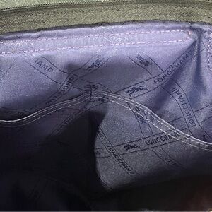 Longchamp Pliage velvet handbag